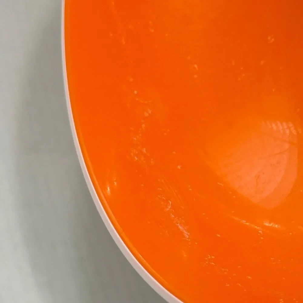 x4 Tupperware Allegra Radiance Orange White Lidded Storage Bowl 740mL #6292A